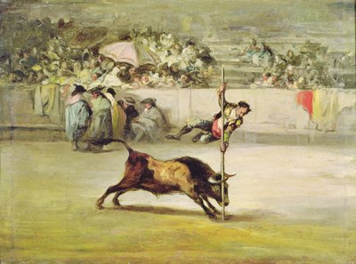 La agilidad y audacia de Juanito Apinani en la arena de Madrid de Francisco de Goya